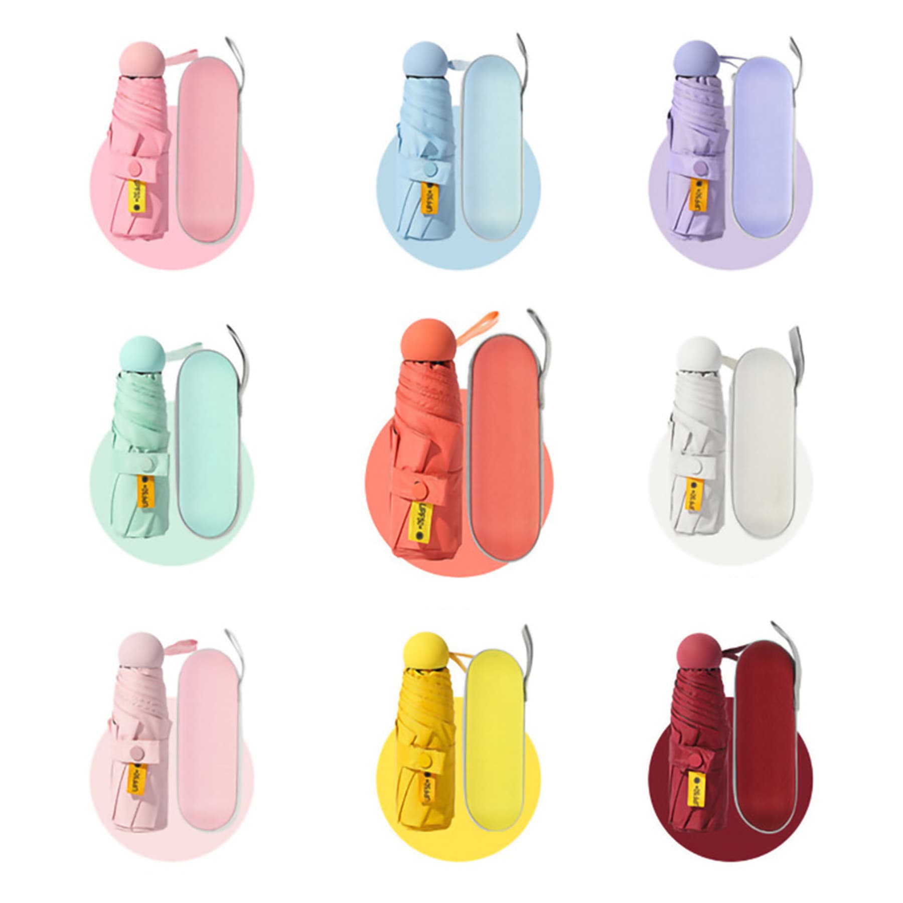 Capsule-Shaped Advertising Gift Umbrella thumbnail 12