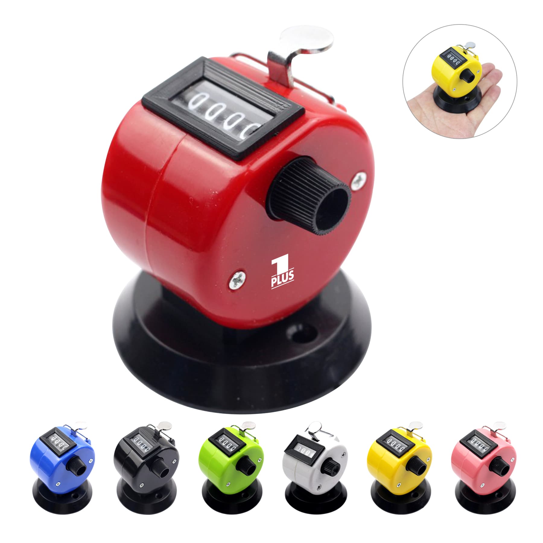 4 Digits Number Metal Clicker Golf Hand Tally Click Counter