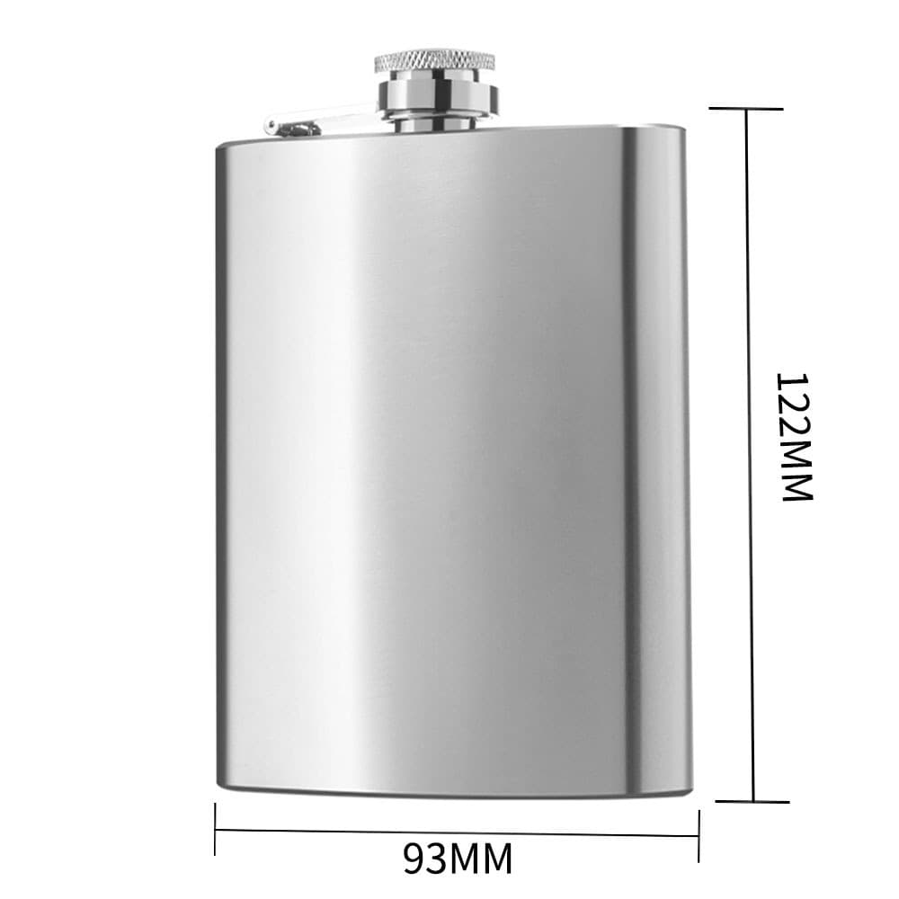 8 OZ. Stainless Steel Flask thumbnail 3