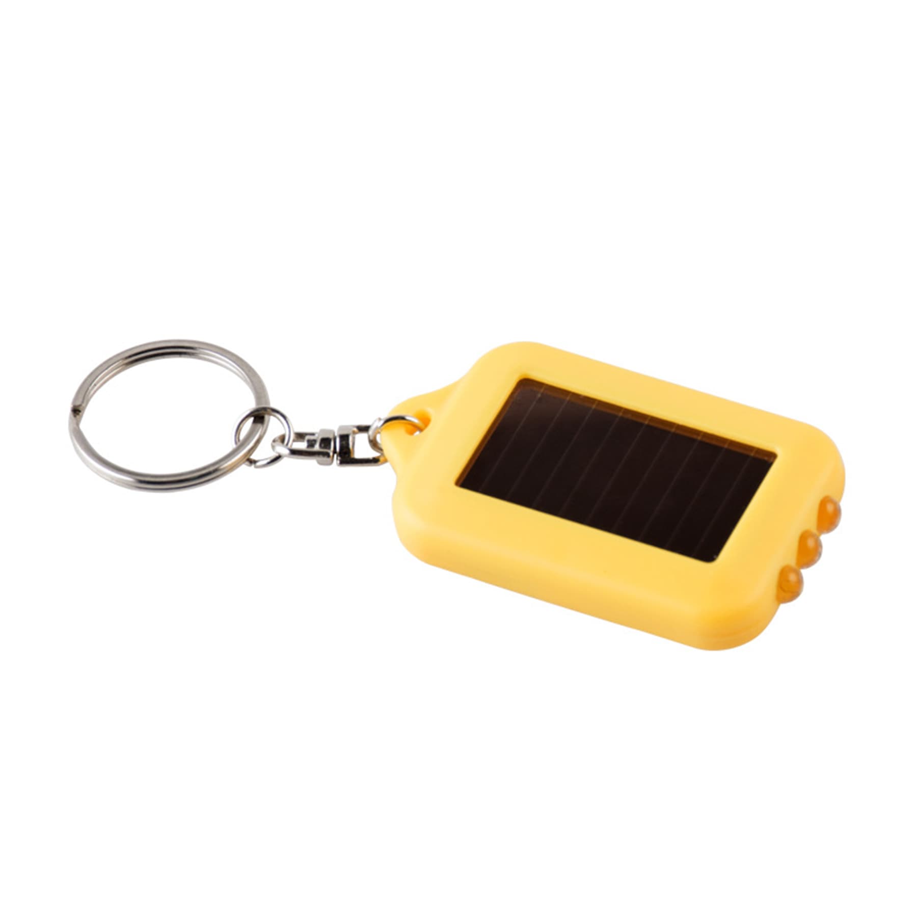 Solar Powered Led Flashlight Keychain thumbnail 2