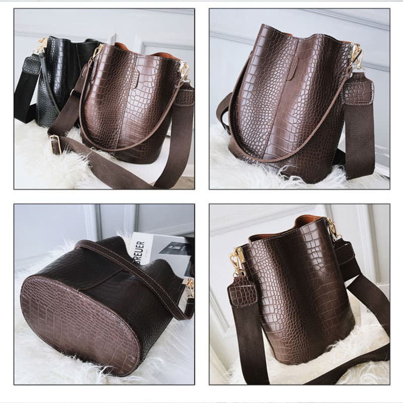 PU Bucket Bag And Crossbody Shoulder Handbags thumbnail 2