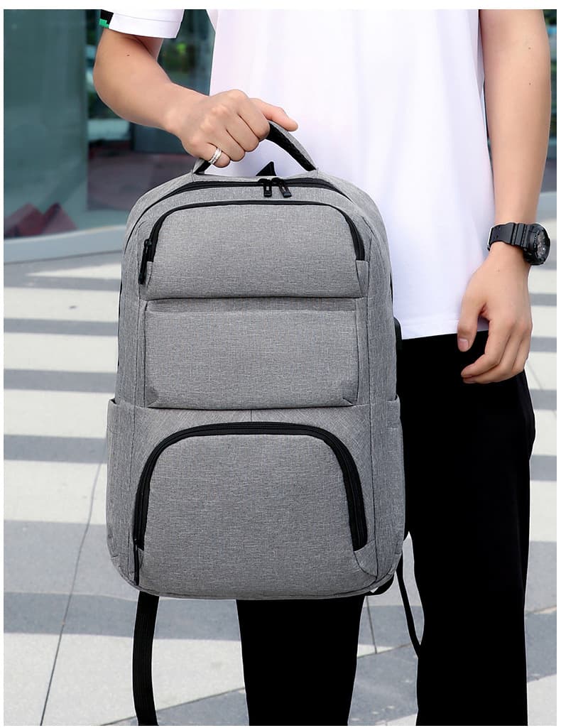 Men's USB Charging Port Large Capacity Travel Backpack thumbnail 4