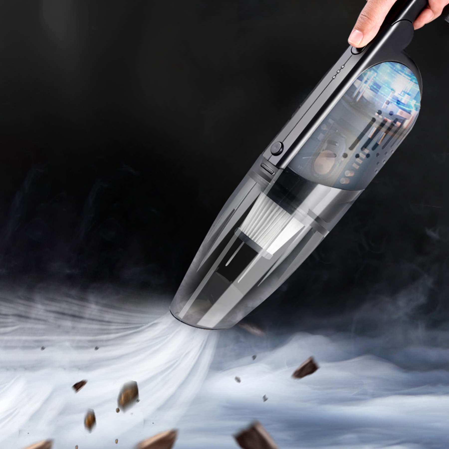 High-Suction Wireless Car Vacuum Cleaner thumbnail 6