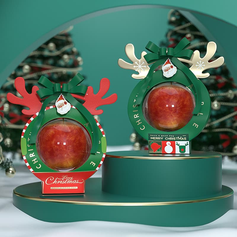 Transparent Festive Christmas Candy Packaging Handle Box thumbnail 6