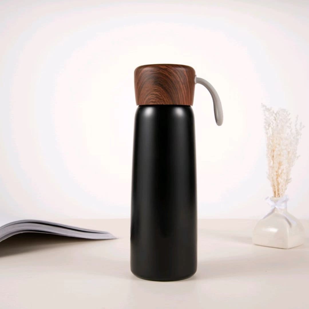 Simple Wood Grain Thermos Cup thumbnail 3