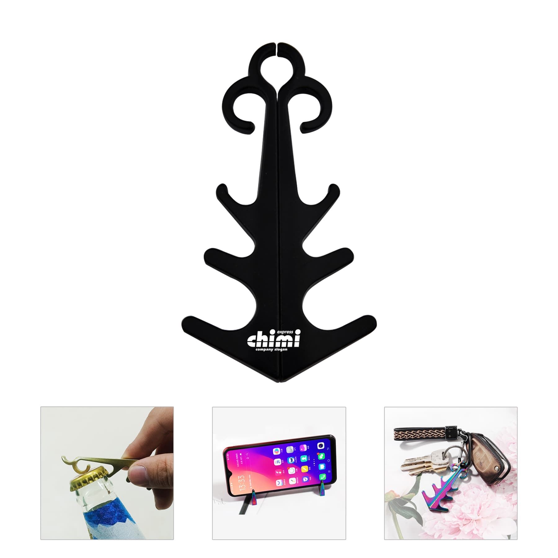 Multi-function Bottle Opener Magnetic Mobile Phone Bracket