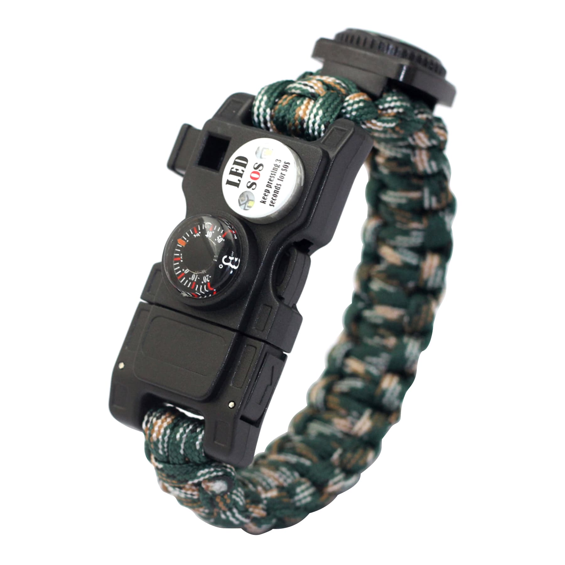 Multi Functional 5 In 1 Paracord Survival Keychain thumbnail 10