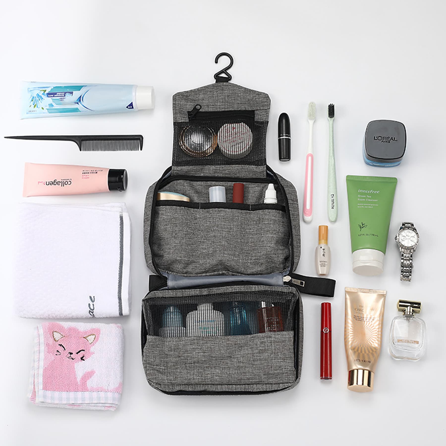 Foldable Travel Toiletry Bag thumbnail 3