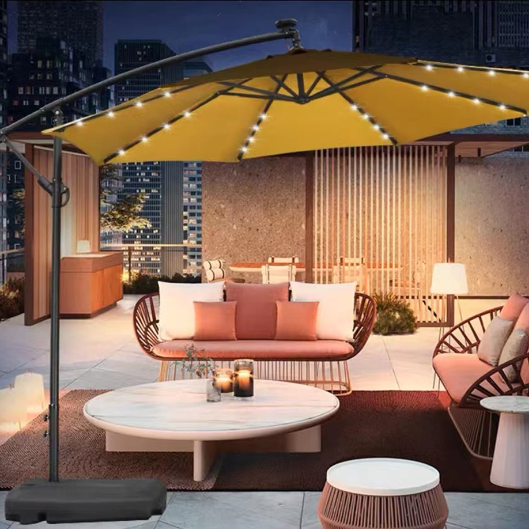 9 Ft Cantilever Patio Umbrella thumbnail 4