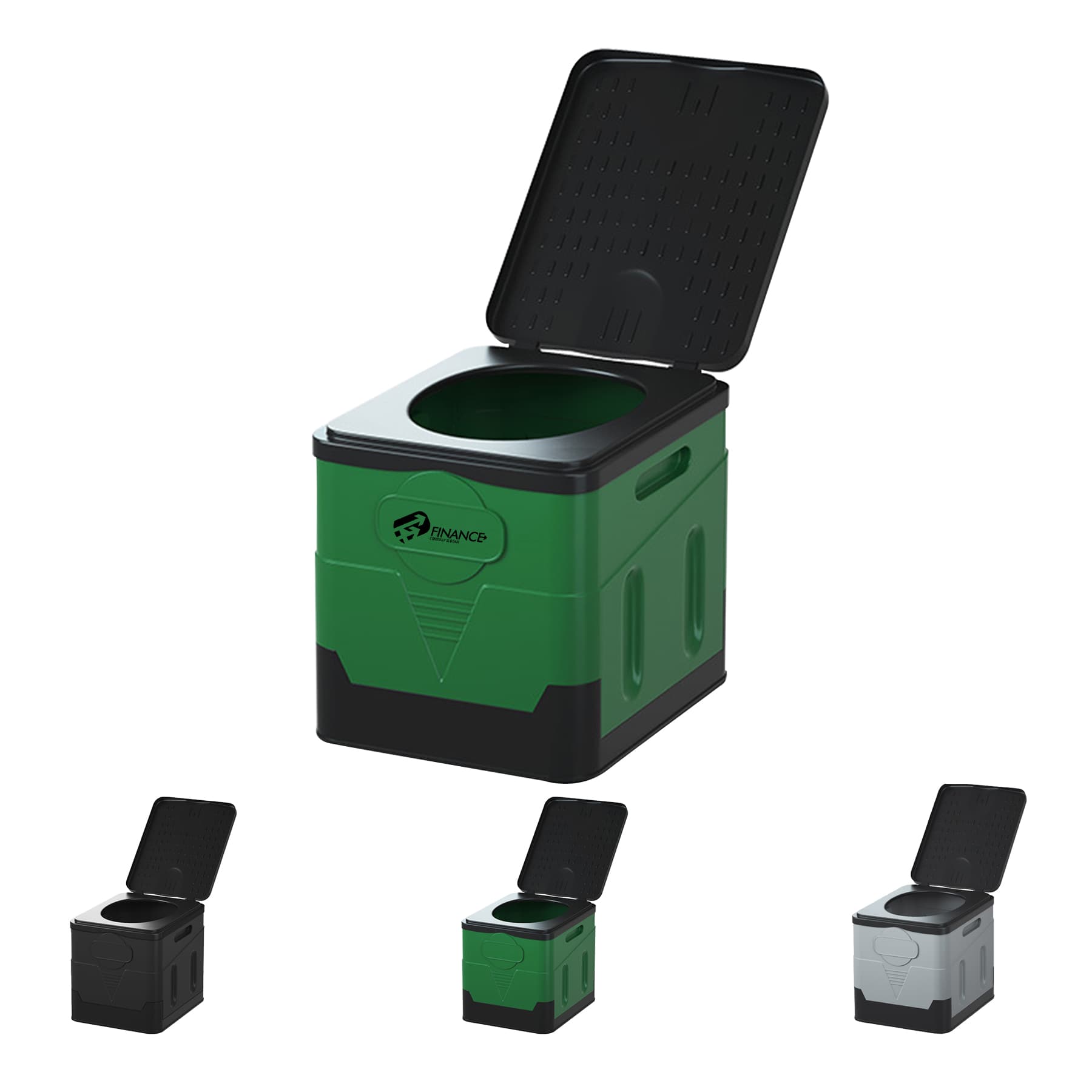 Portable Toilet for Camping 9pcs
