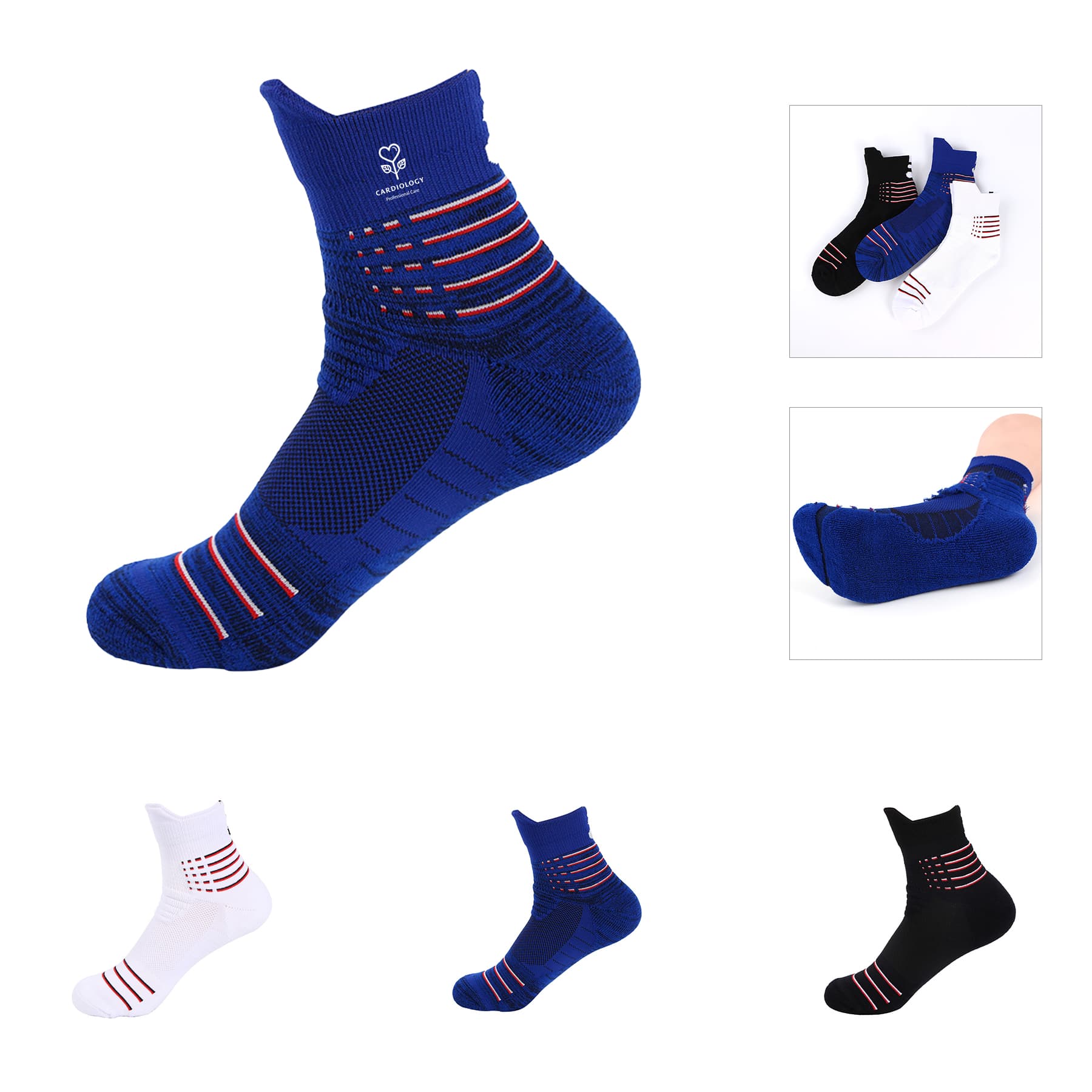 Athletic Socks,Ventilating Comfort Socks,Wool Circle Socks