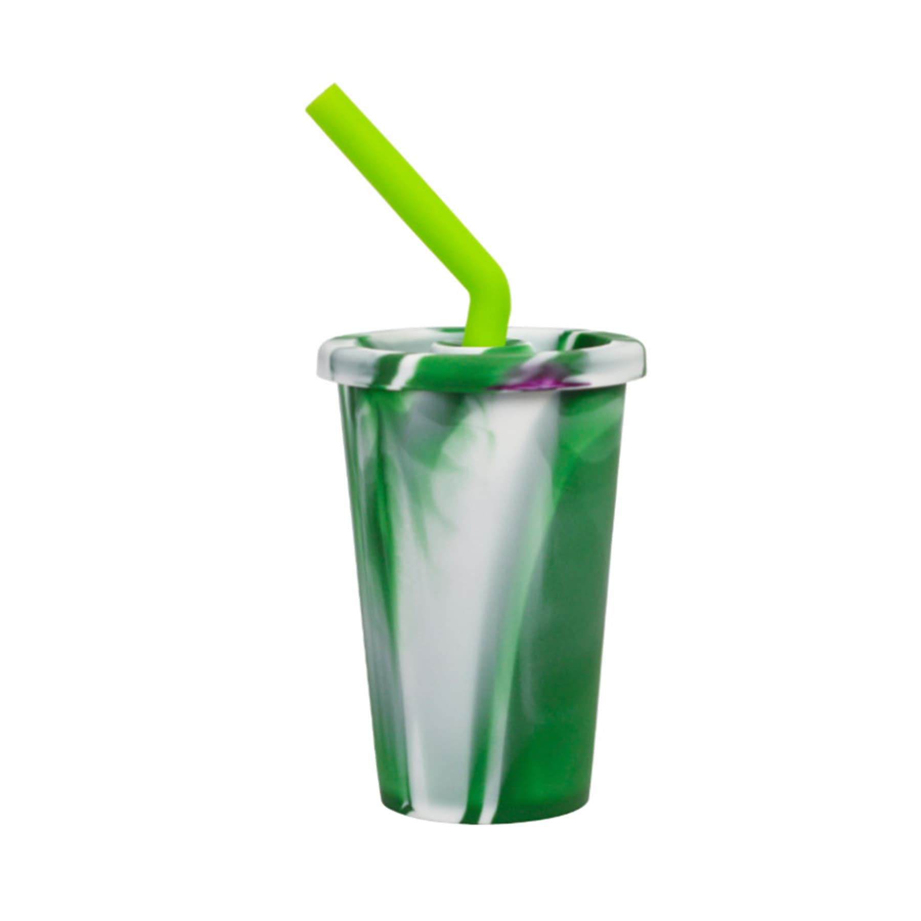 Tye Dye Pint Silicone Cup With Lid And Straw 14.2 Oz thumbnail 4