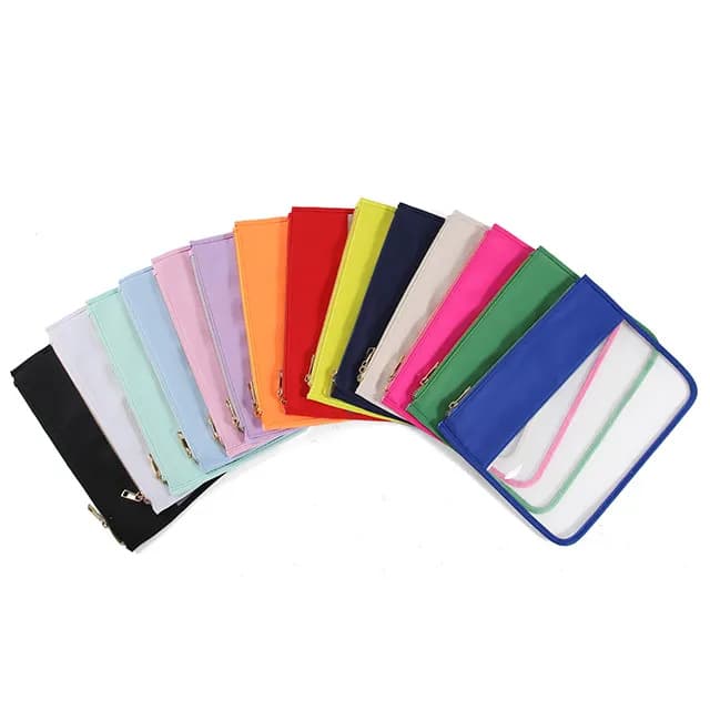 Branded Clear Makeup Waterproof Toiletry Cosmetic Bag