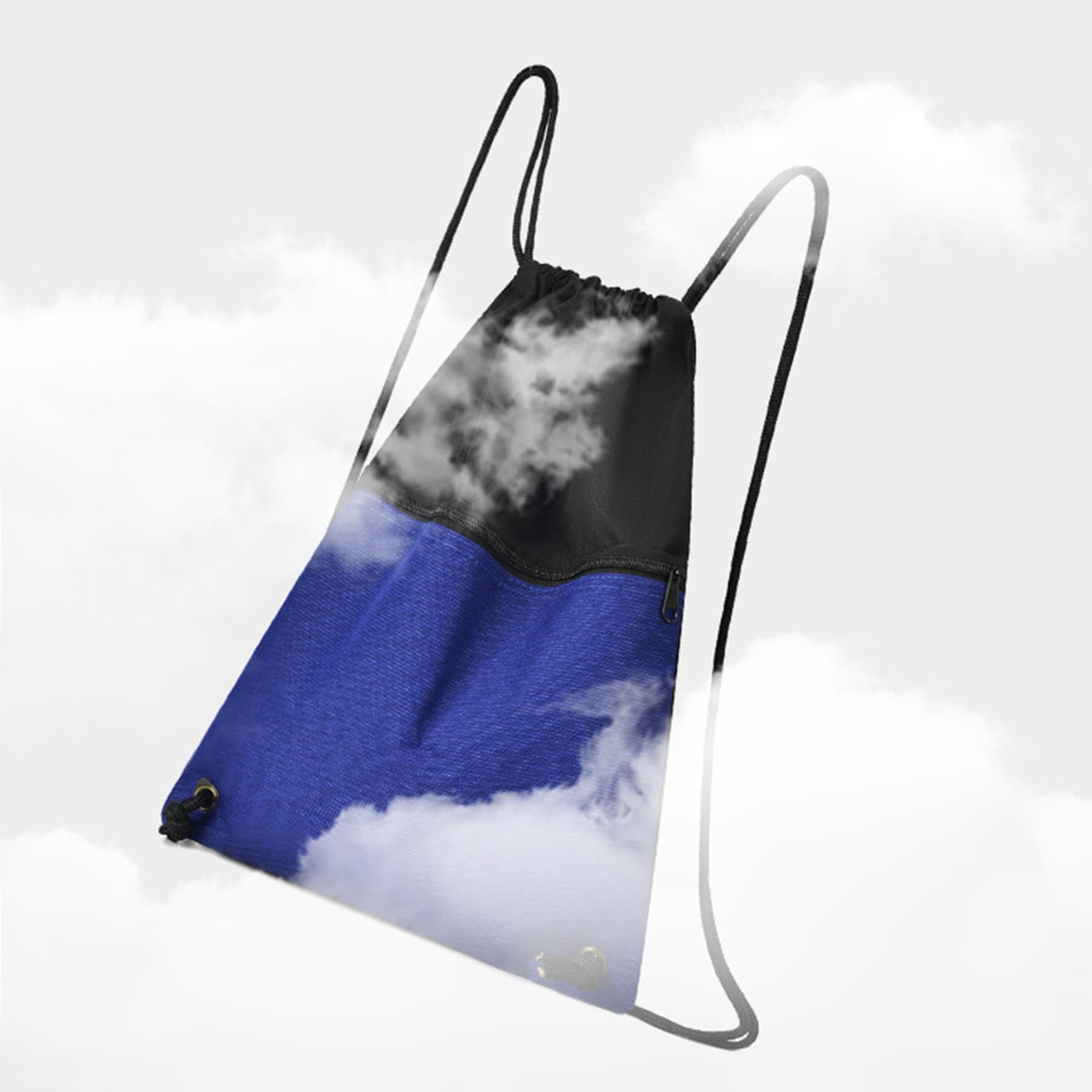 Drawcord Sport Pack Backpack W/Front Pocket