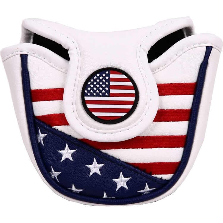 PU Leather America Mallet Golf Putter Cover Headcover thumbnail 5
