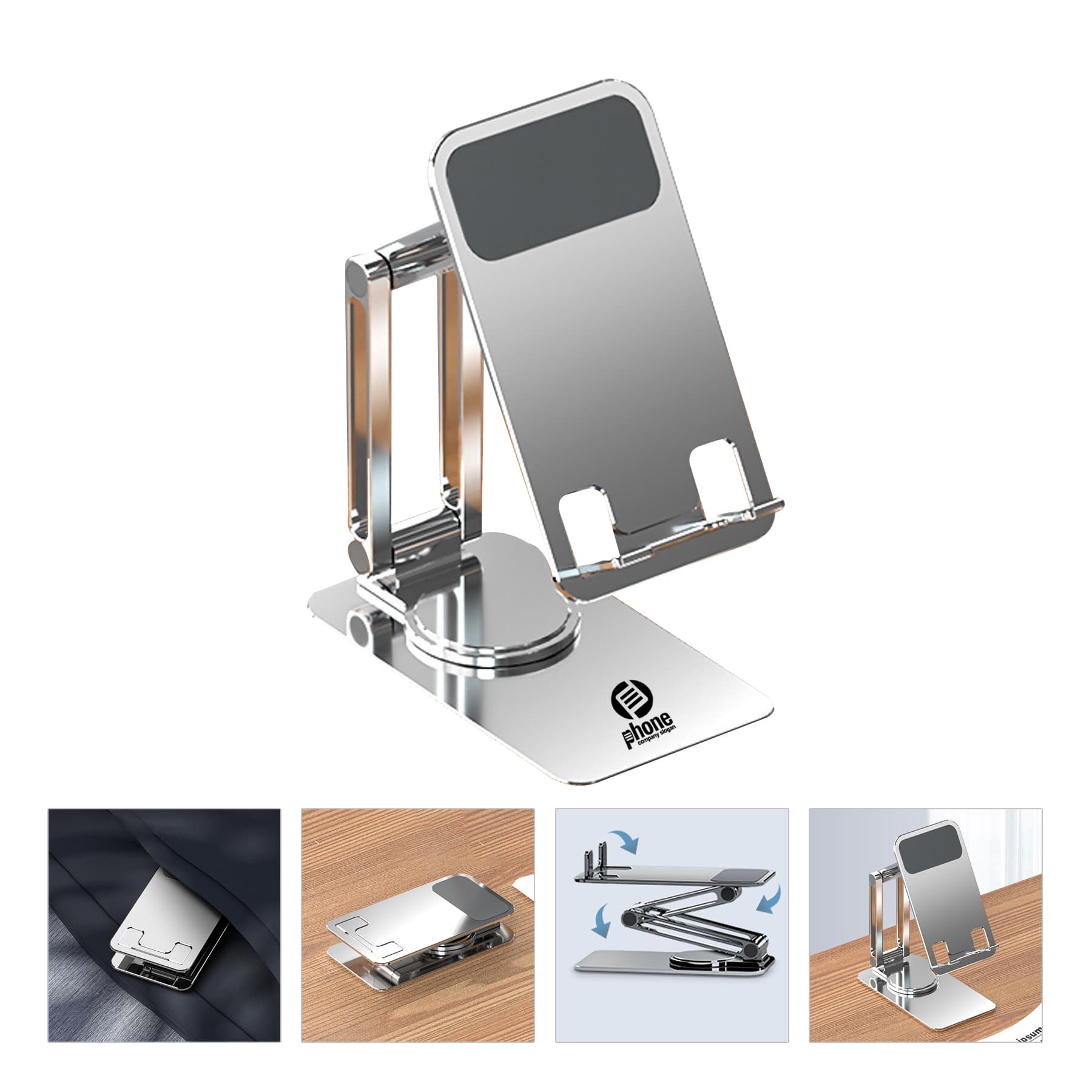 360 Rotating Foldable Cell Phone Stand