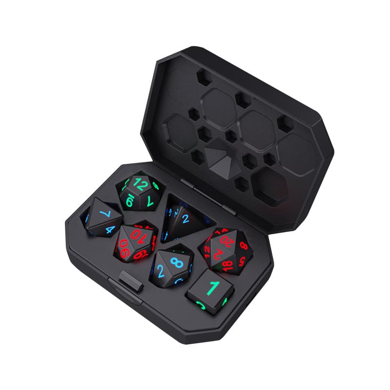 Rechargeable Glowing Dice Set 7Pcs thumbnail 4