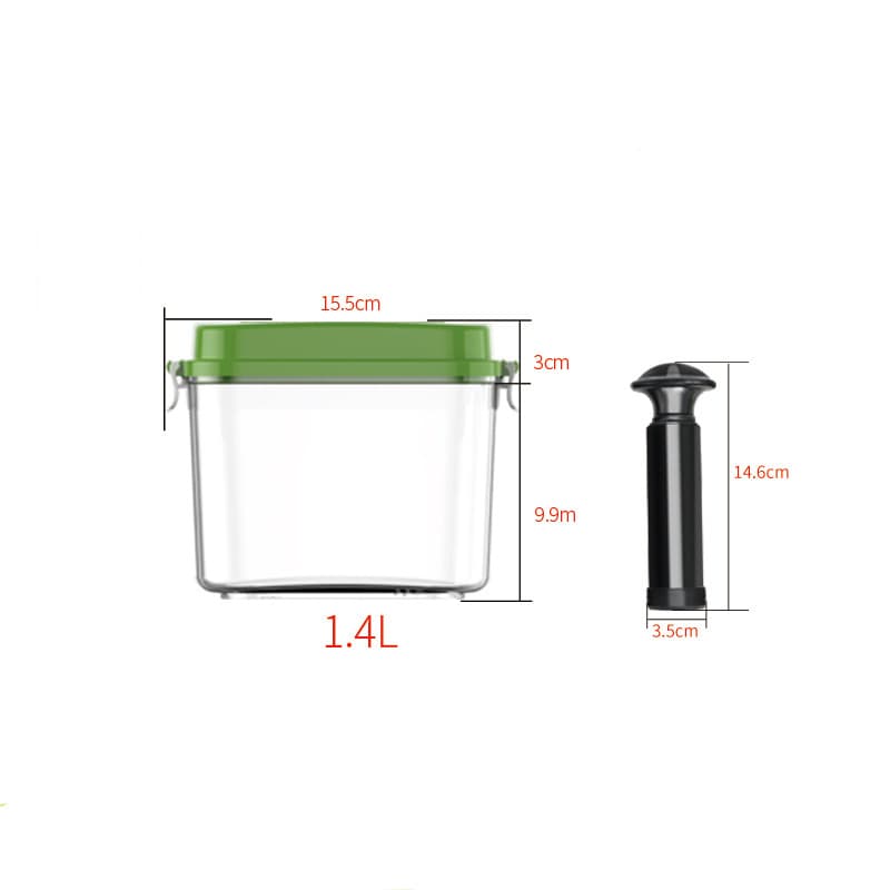 38 Oz Vacuum Containers W/ Pump
