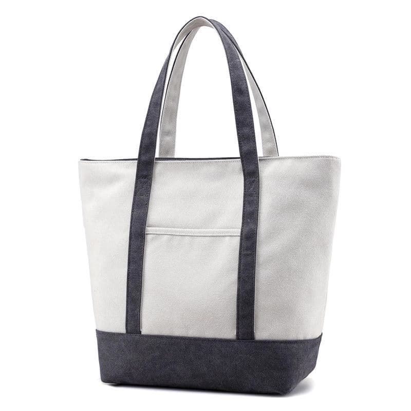 12oz. Customized Canvas Boat Tote Bag w/ Front Pocket thumbnail 5