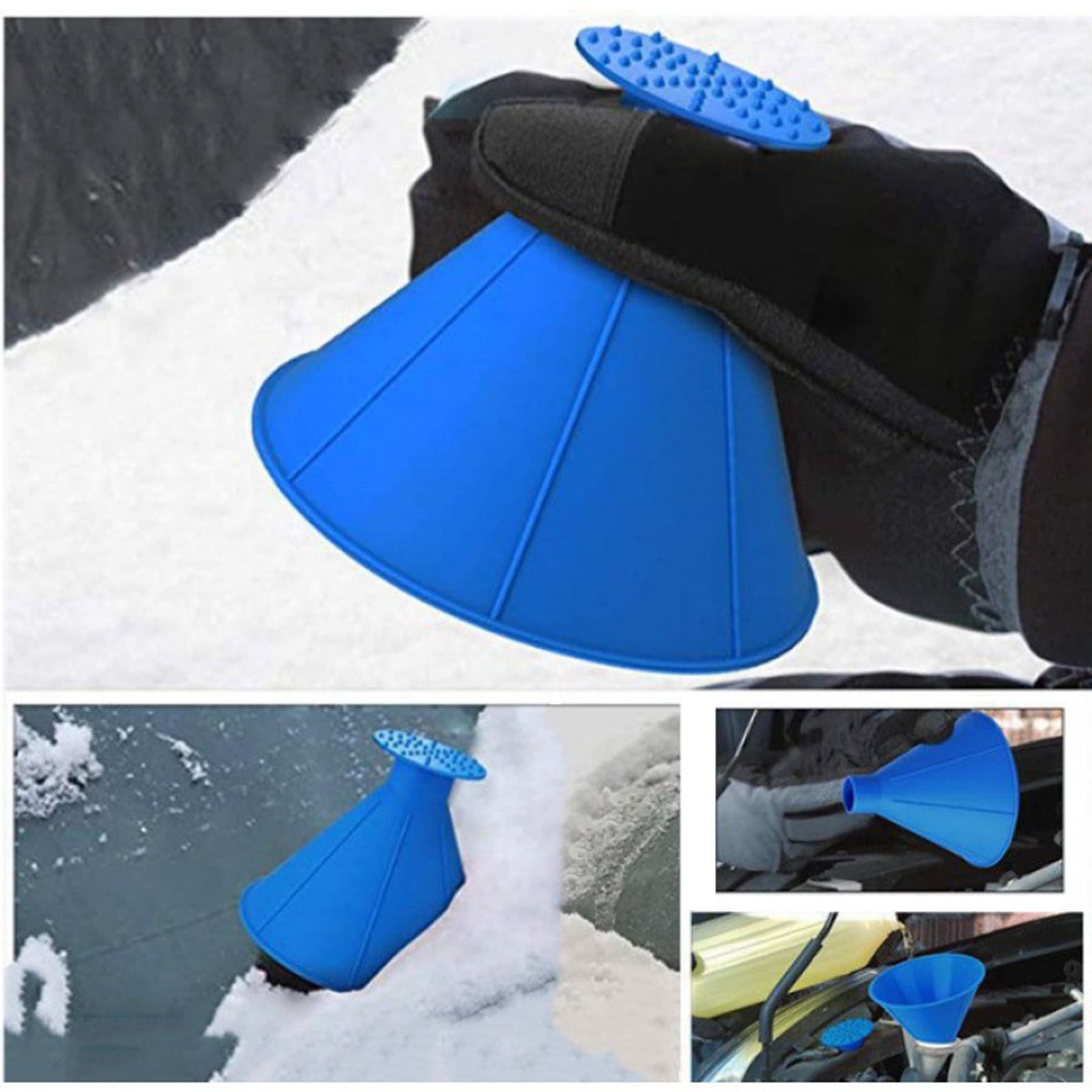 Cone-Shaped Windshield Ice Shovel thumbnail 5