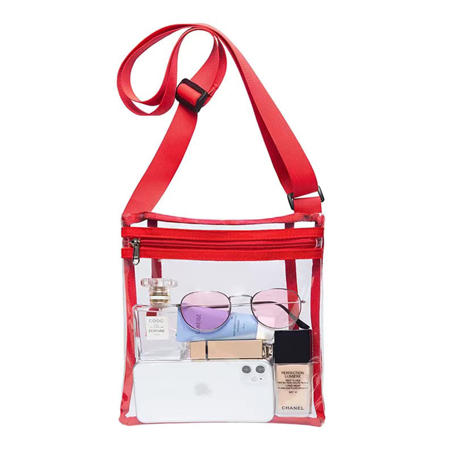 Pvc Transparent Crossbody Single Shoulder Bag thumbnail 3