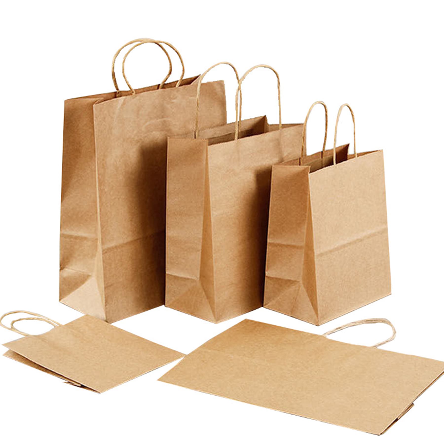 Kraft Paper Take-Out Bag thumbnail 5