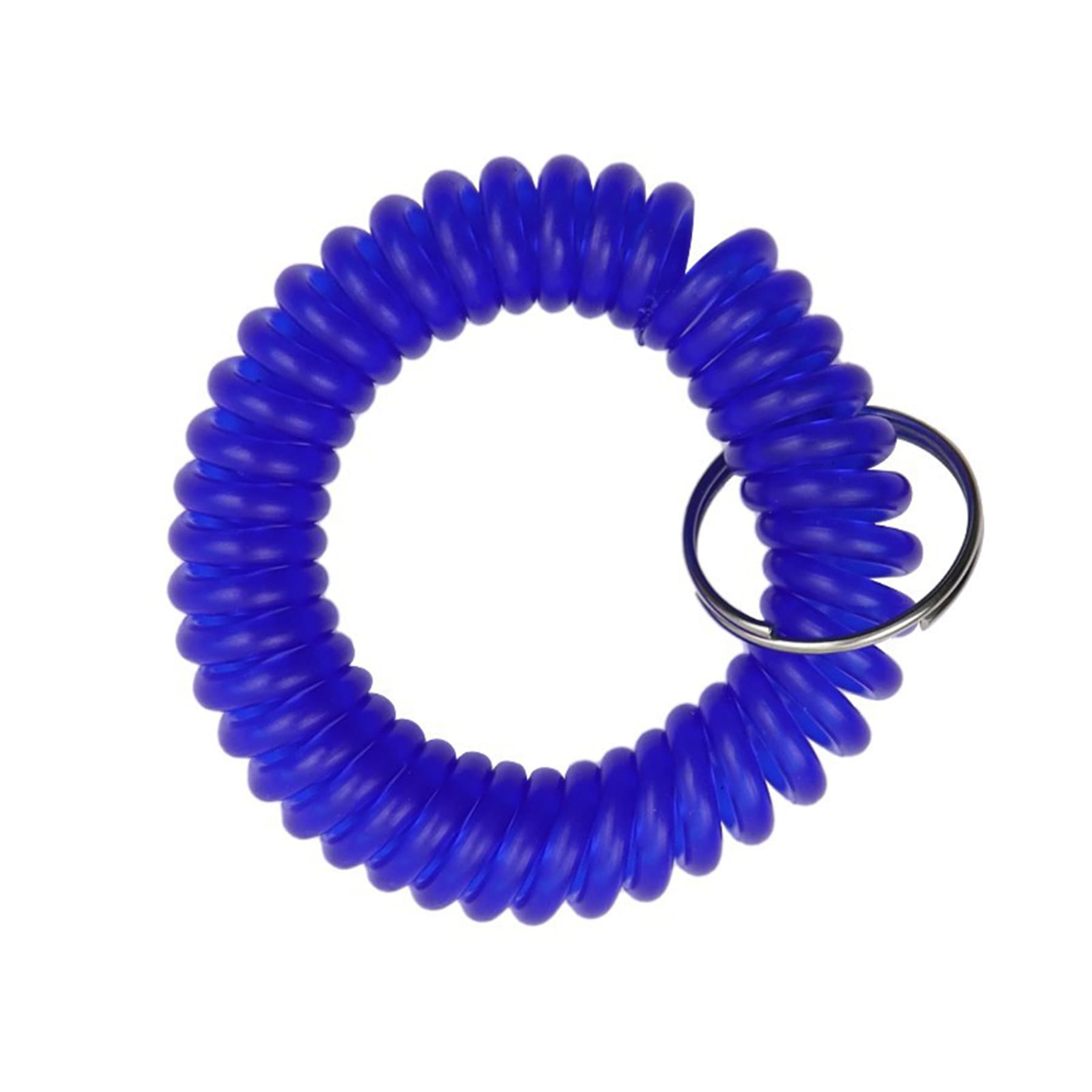 Custom Spiral Wrist Coil Keychain W/ Tag thumbnail 4