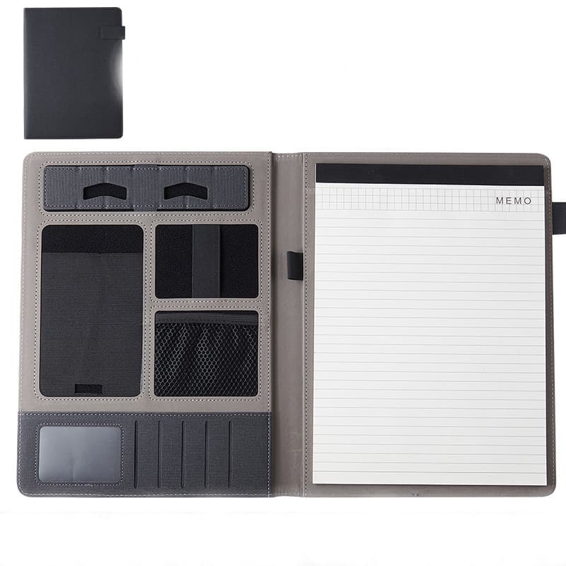 Business Portfolio Notebook With Phone Stand Holder