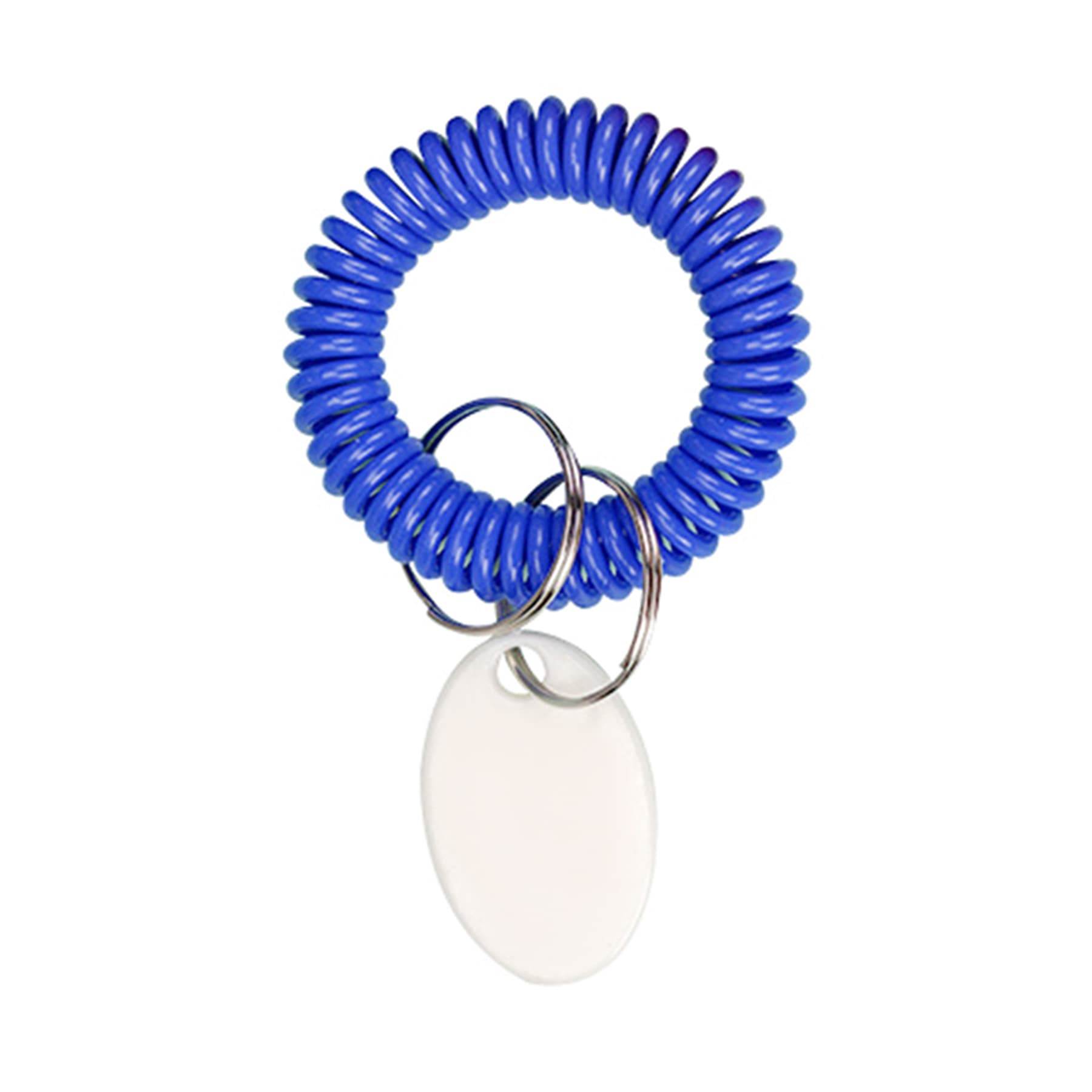 Custom Spiral Wrist Coil Keychain W/ Tag thumbnail 6