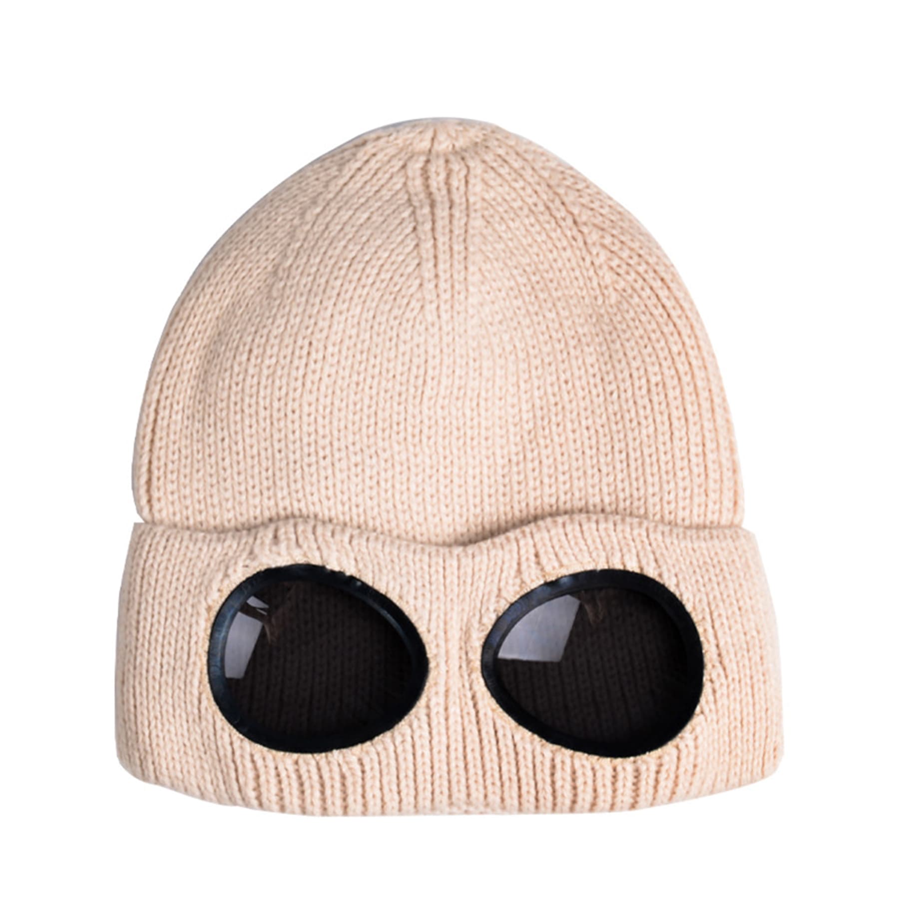 Ski Thick Knitted Hat With Windproof Glasses thumbnail 8