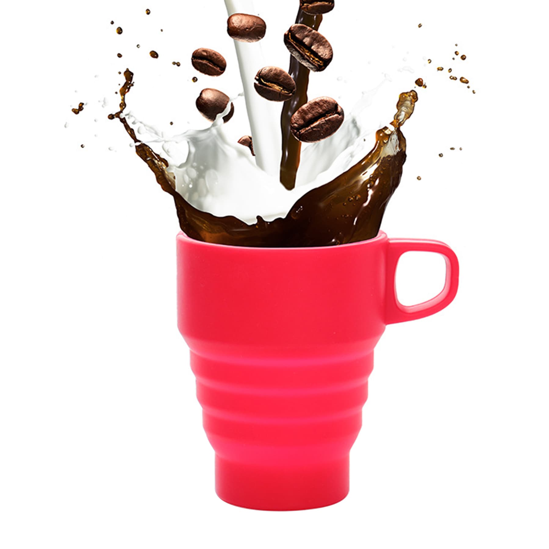 Silicone Travel Mug Foldable Coffee Cup thumbnail 5