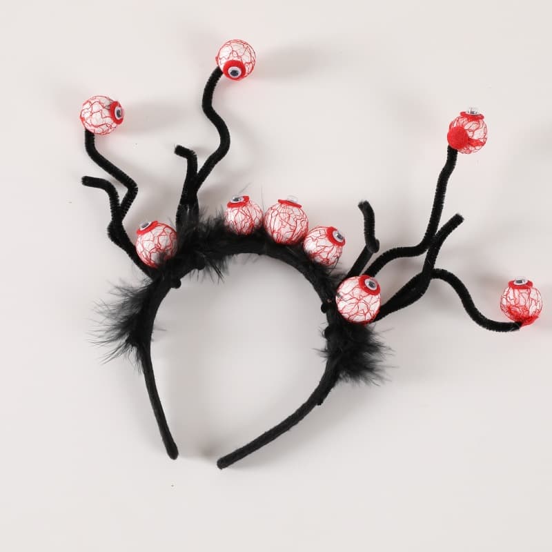 Plastic ghost eye ball headband thumbnail 2