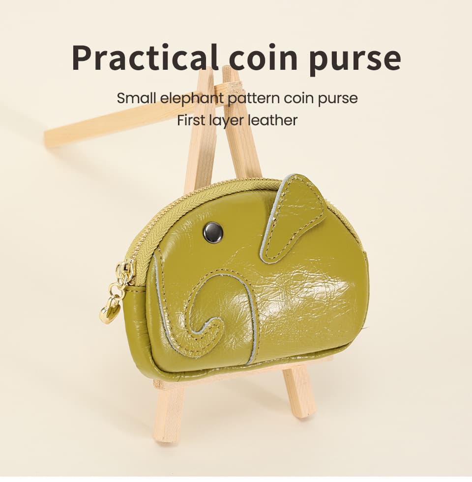 Dermis elephant coin wallet handbag thumbnail 4