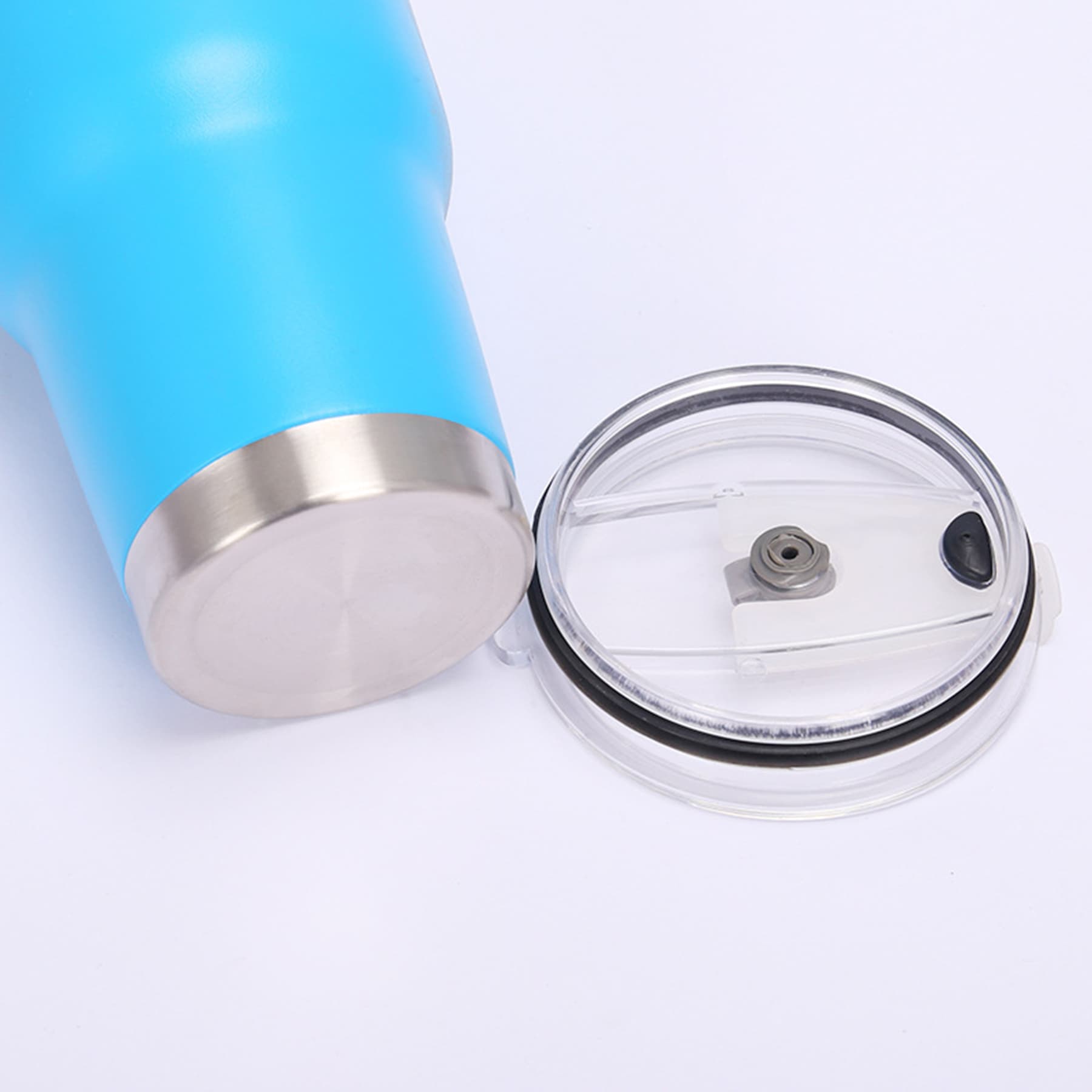 30Oz Stainless Steel Insulated Vacuum Travel Tumbler W/ Lid thumbnail 4