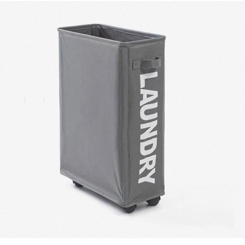 Large Wheels Laundry Basket Bag thumbnail 2