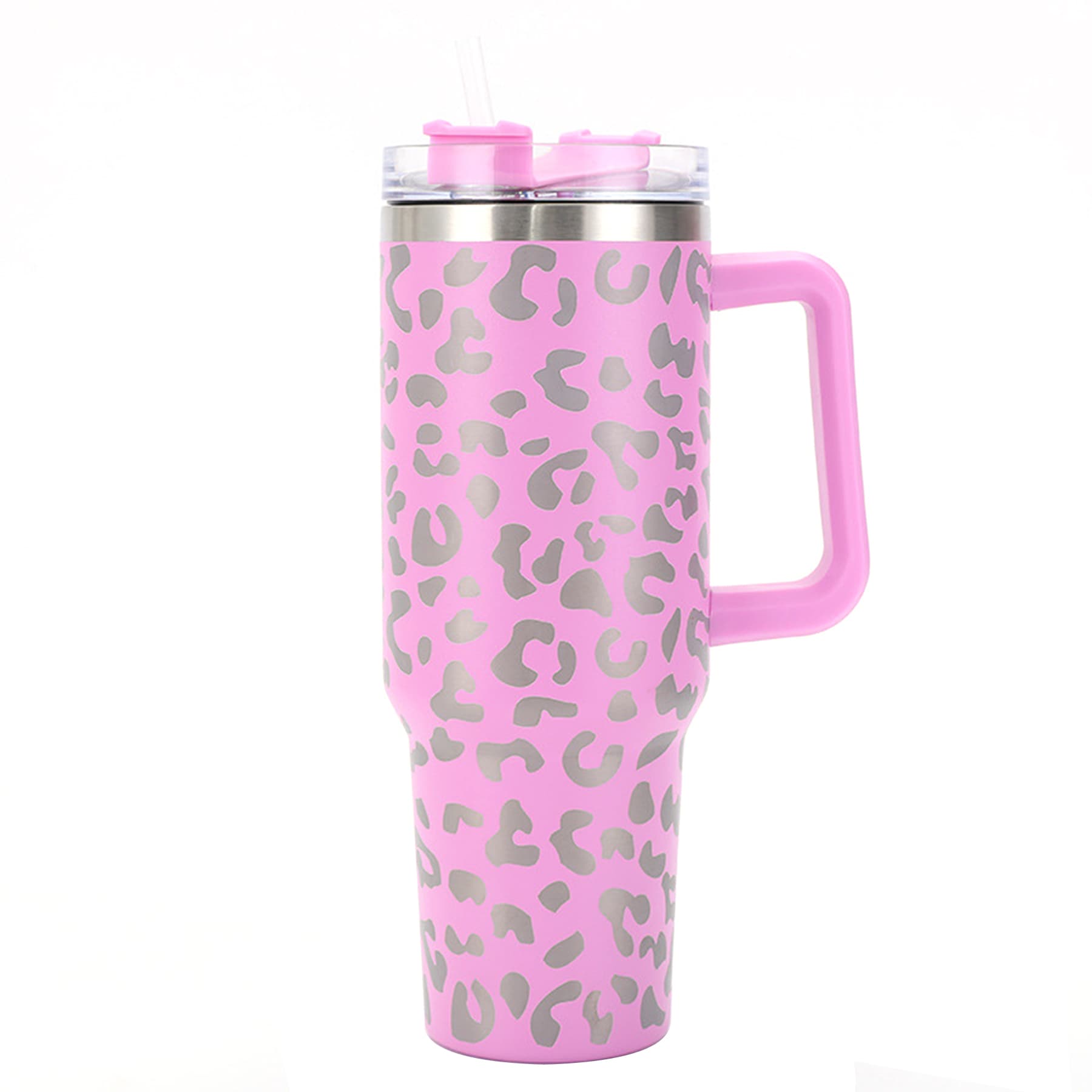 40oz Insulated Stainless Tumbler with Silicone Handle thumbnail 17