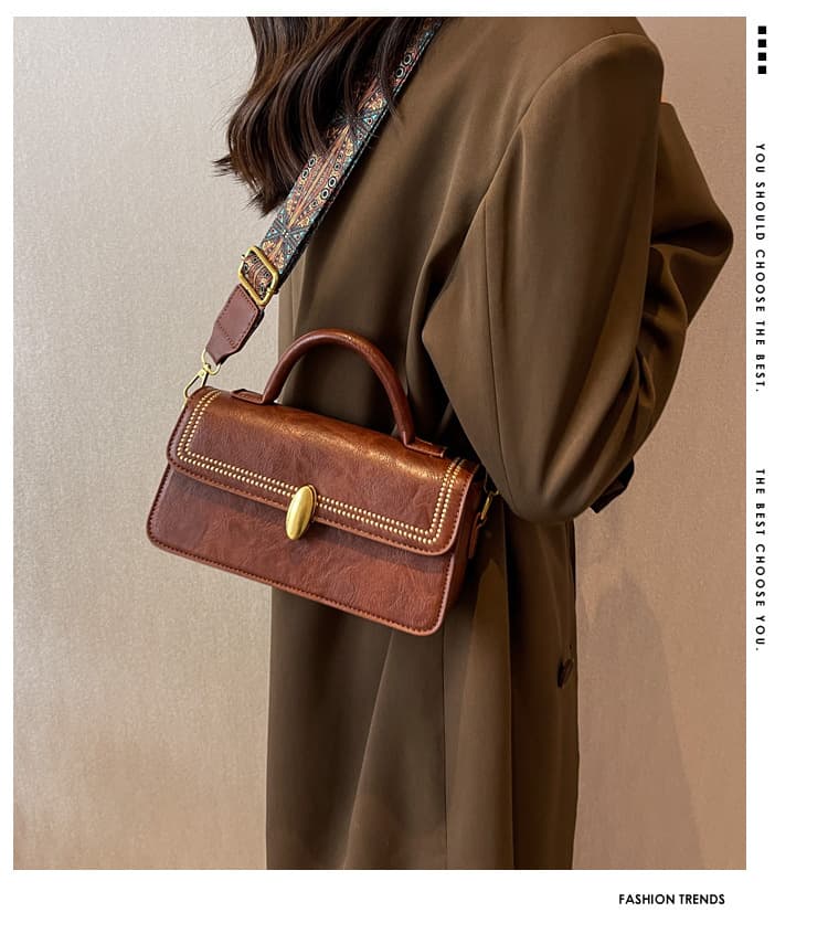 Vintage Pu Crossbody bag Handbag For Woman