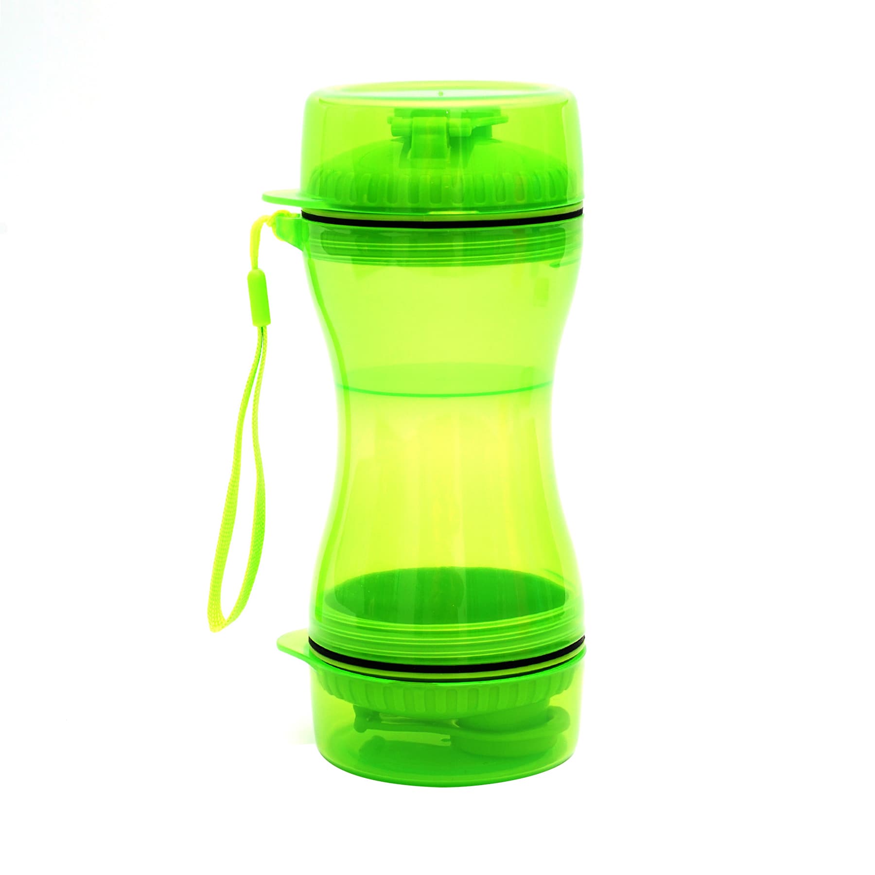 2-in-1 Pet Food Water Bottle With Bowl thumbnail 2