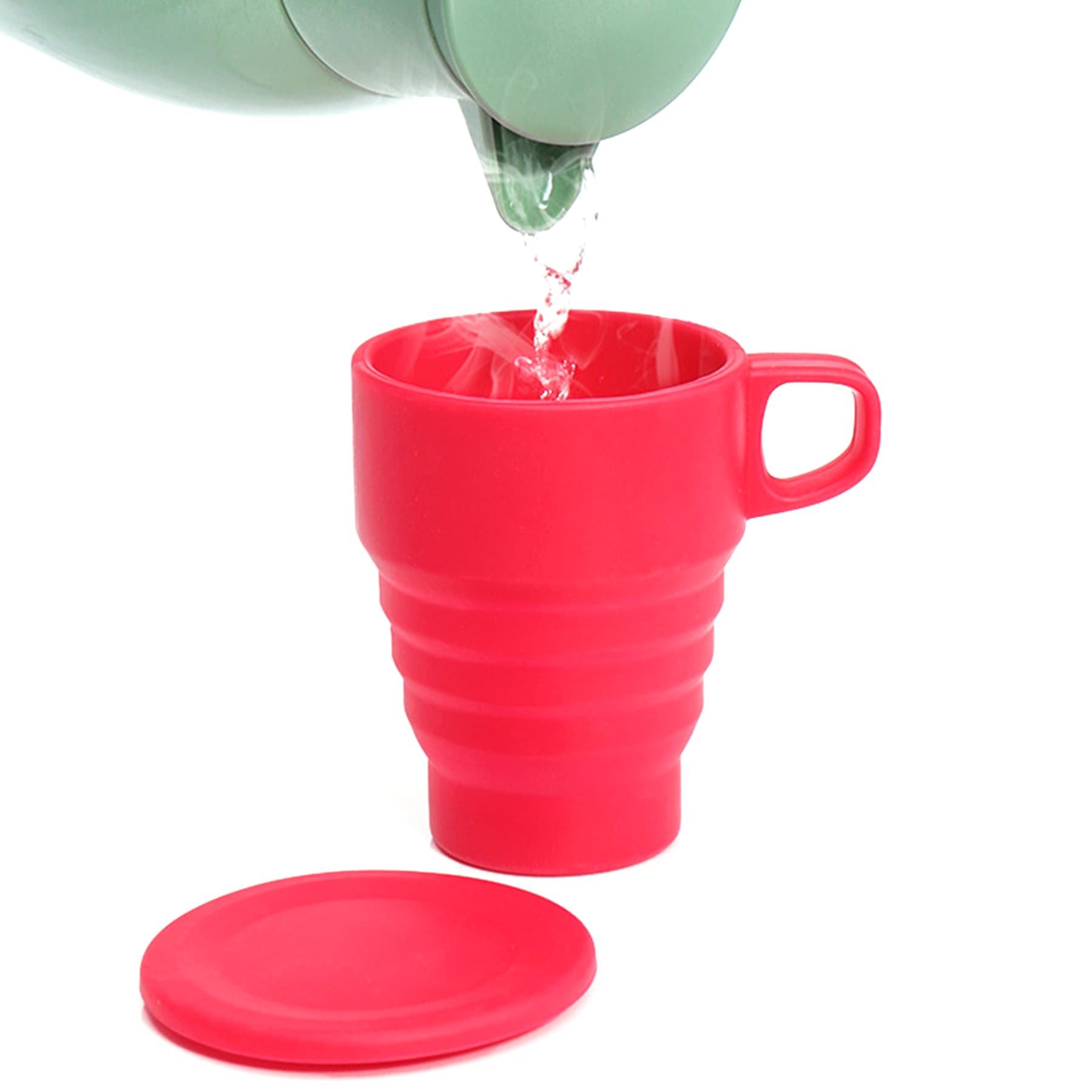 Silicone Travel Mug Foldable Coffee Cup thumbnail 4
