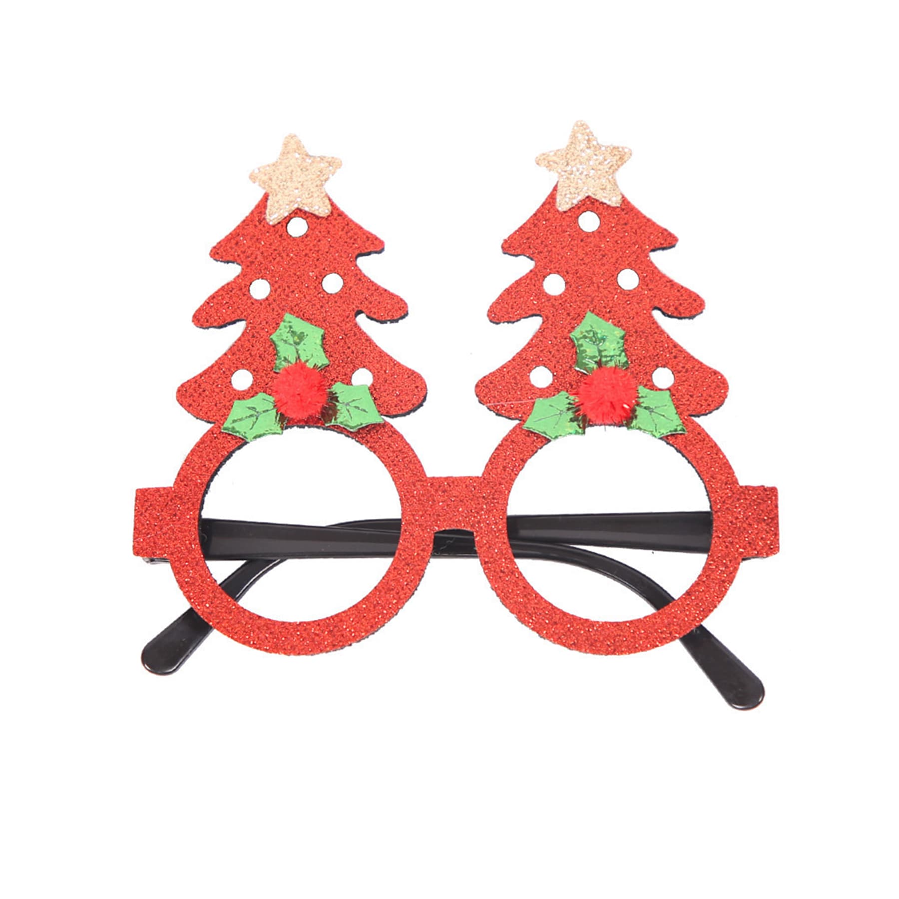 Christmas Decorated Plastic Glasses thumbnail 31