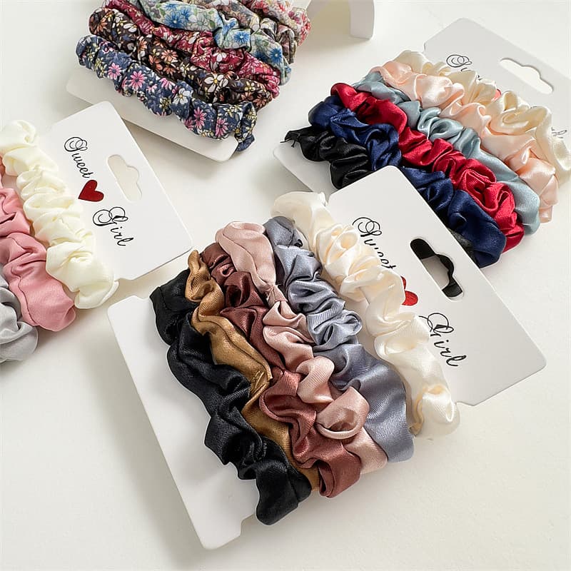 Satin Hair Ties 6 Pack thumbnail 4