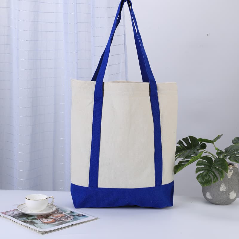 Non-woven Two Tone Boat Tote thumbnail 2