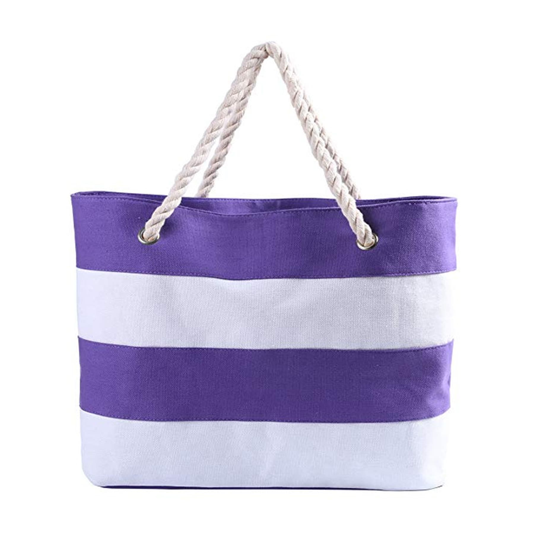Striped Canvas Tote Bags thumbnail 3