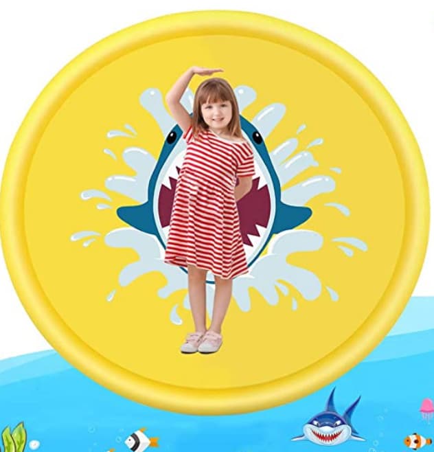 Outdoor Sprinkler Mat Summer Toys For Kids And Toddlers thumbnail 3
