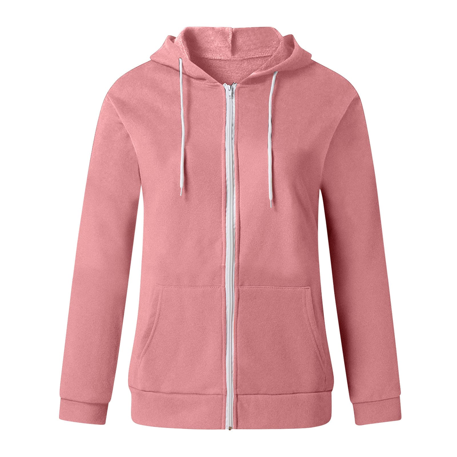 Women’S Color Block Zip Up Hoodie Sweatshirt/Long Sleeve thumbnail 4