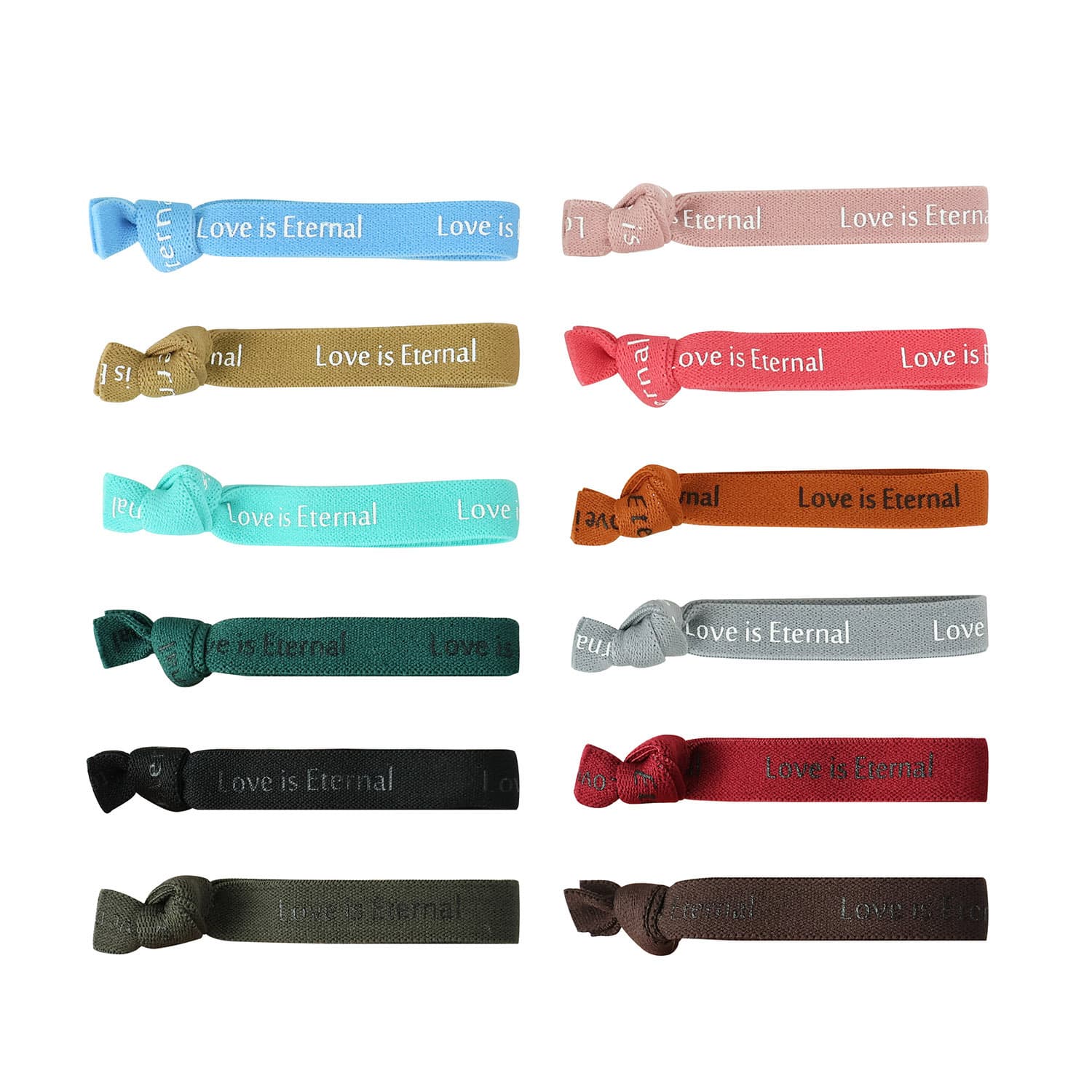 Knotted Hair Ties Elastic Ribbon thumbnail 3