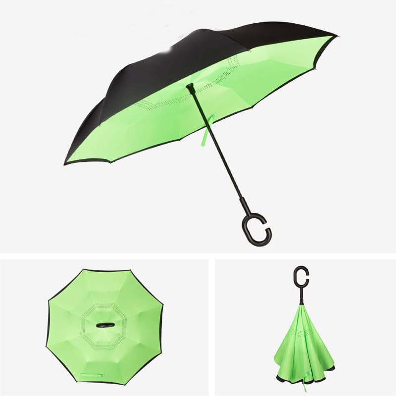C-Shaped Handle Reverse Umbrella thumbnail 4