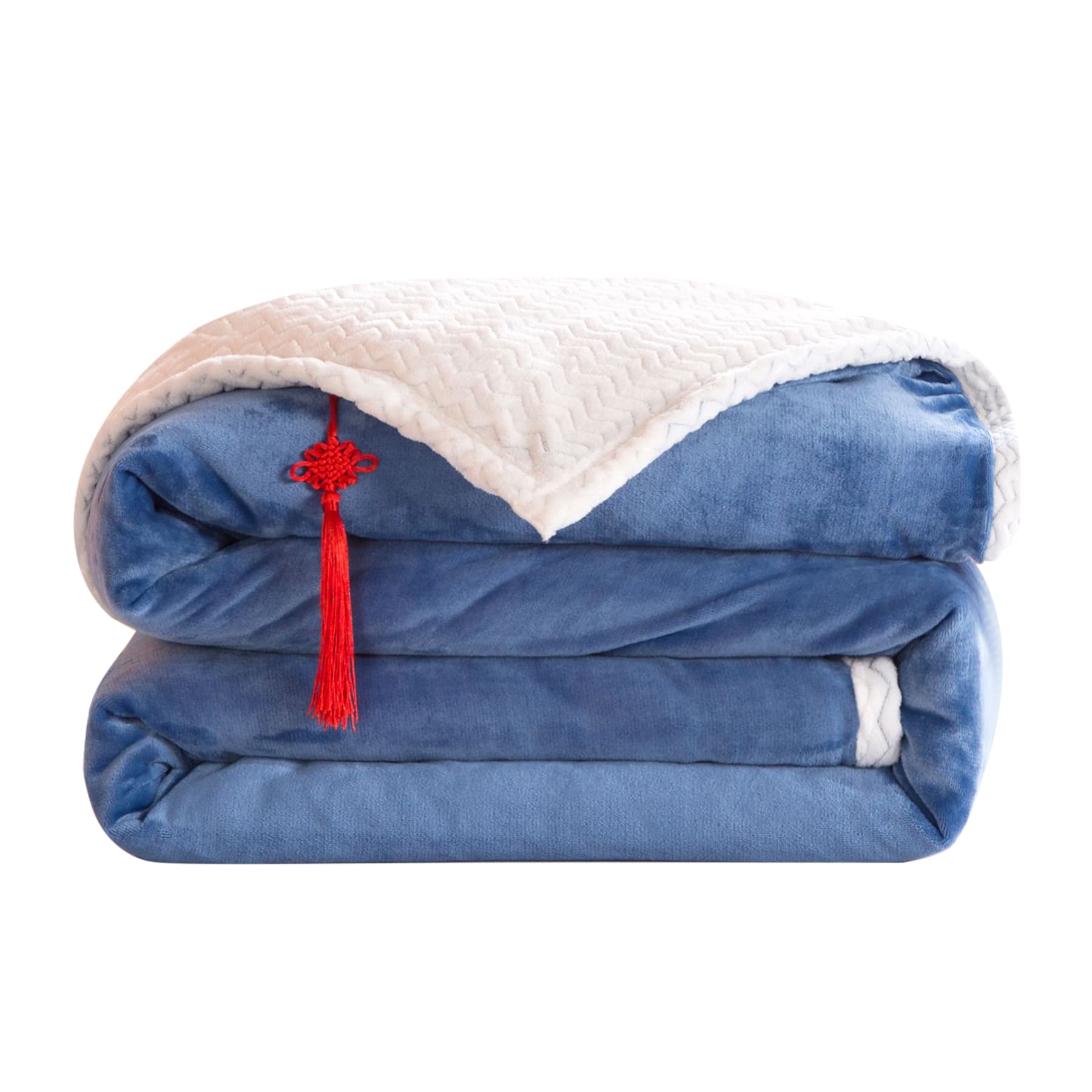 Sherpa Fleece Bed Blanket thumbnail 4