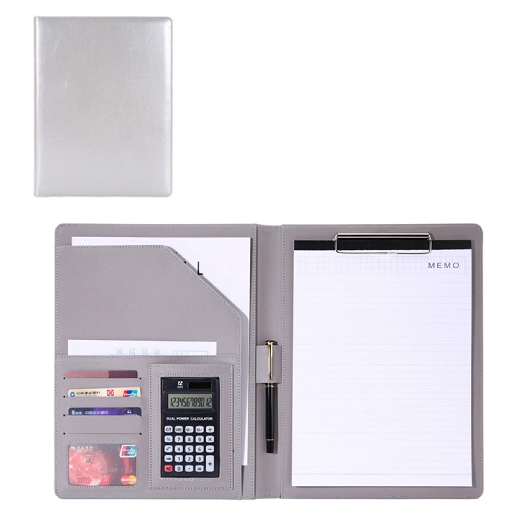PU Business Portfolio A4 Size Clipboard thumbnail 12