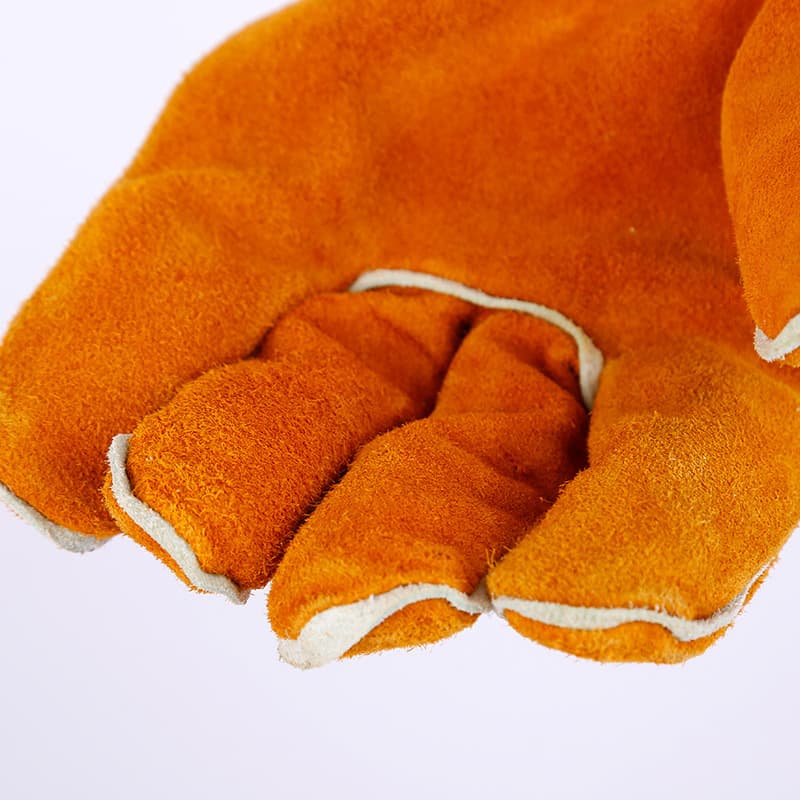 Cowhide welding long labor protection gloves